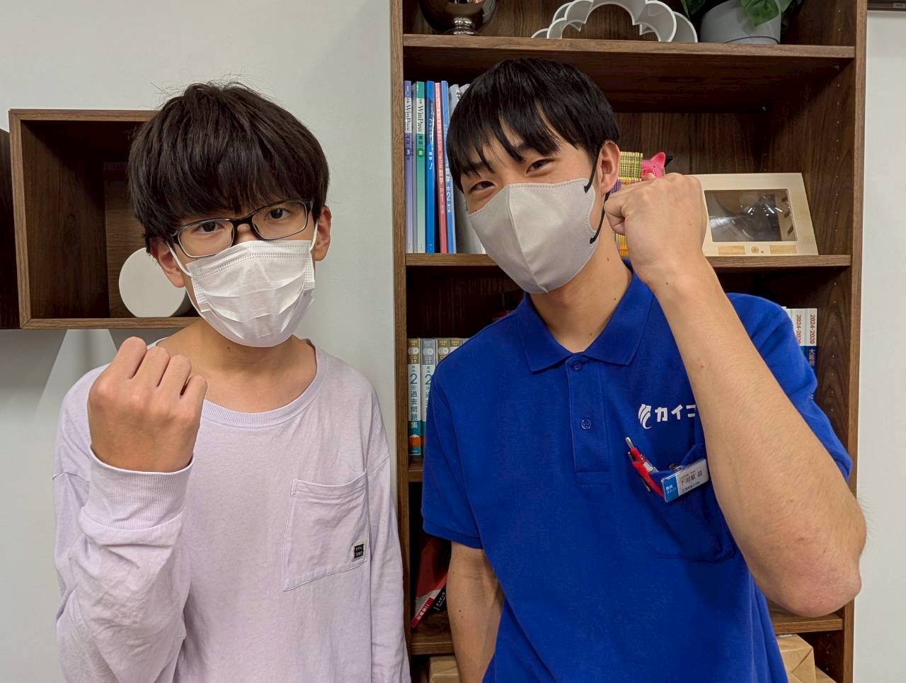 先生と生徒さんの写真