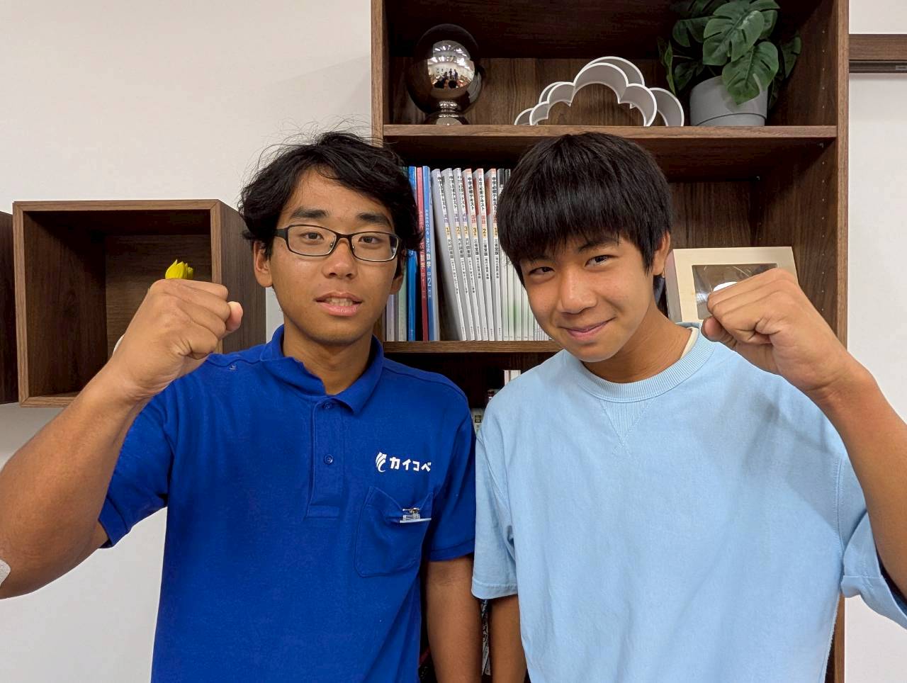 先生と生徒さんの写真